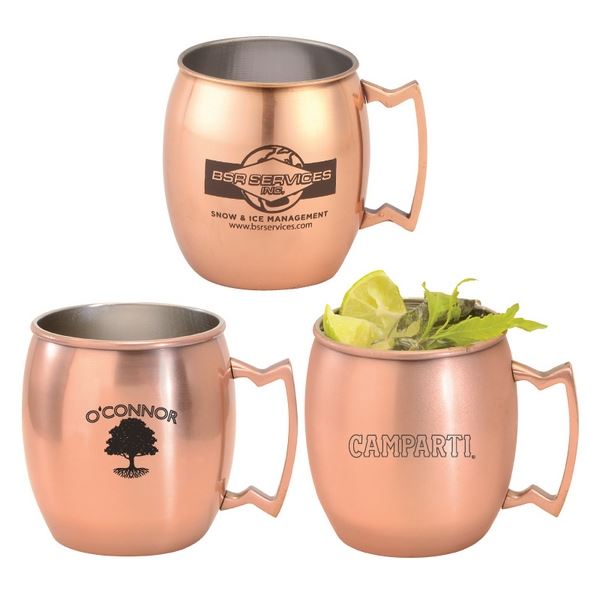 DST37838 17Oz Annapurna Copper Plated Moscow Mule Mug With Custom Imprint